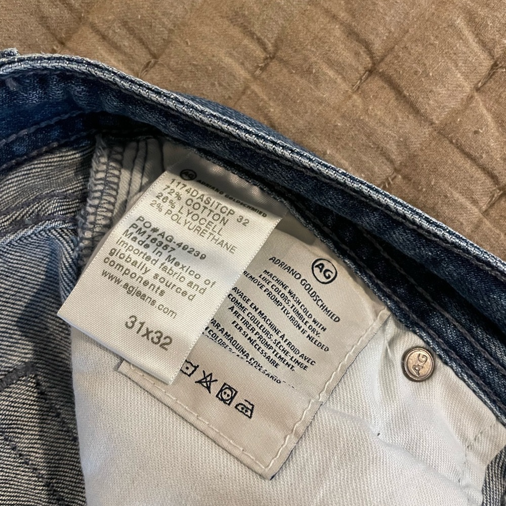 Two pairs, AG jeans